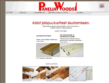 Tablet Screenshot of paneliawoods.fi